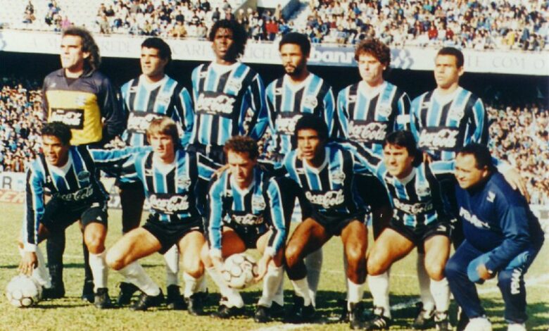 Time do Grêmio no ano de 1990