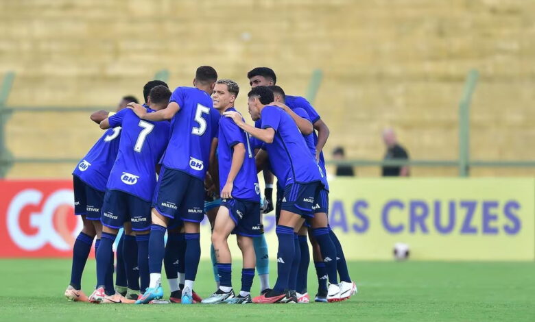 Equipe do Cruzeiro na Copinha