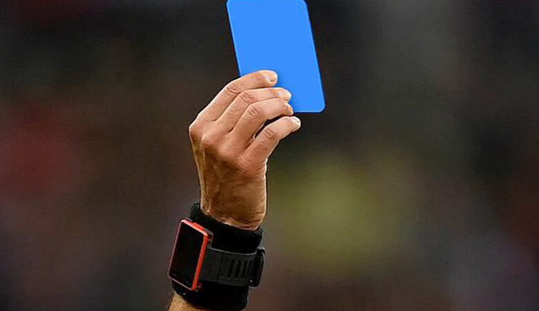 Cartão azul